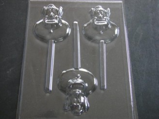 266sp Genie Chocolate or Hard Candy Lollipop Mold